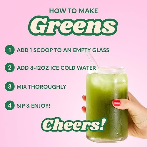 1Pcs Kiala Nutrition Super Greens, Organic Greens NEW Watermelon Slush, HOT SALE - Picture 9 of 12