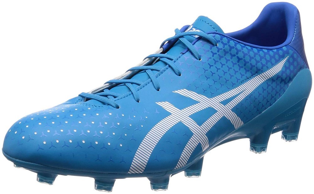 Nuevo Asics Fútbol Soccer Spike Zapatos Menace 3 Tsi425 Azul con Rastreo Nuevo Asics Fútbol Soccer Spike Zapatos Menace 3 Tsi425 Azul con Rastreo