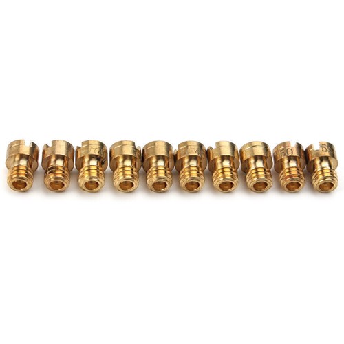 10 Pcs Main Jet M4 4mm for GY6 50cc 139QMB Scooter Keihin Carb PZ19 Size 40-58 - Picture 6 of 8