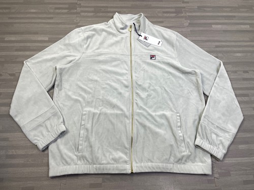Veste polaire Fila Ravid grise fermeture éclair intégrale homme taille 2XL LM23C422 manches longues 88€