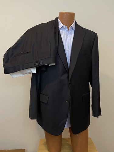 Paul Stuart Herren SB Stuart 4 100% Wolle Kerb Revers 2-Knopf Anzug Gr. 43R Neu mit Etikett - Bild 1 von 12