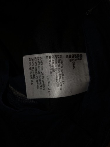 Maison Jules Size 6 NWT BLUE Indigo Essential Pants - Picture 8 of 8