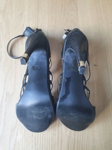 Koi Culture Women's Black High Heeled Shoes Size 6 - Picture 3 of 6
