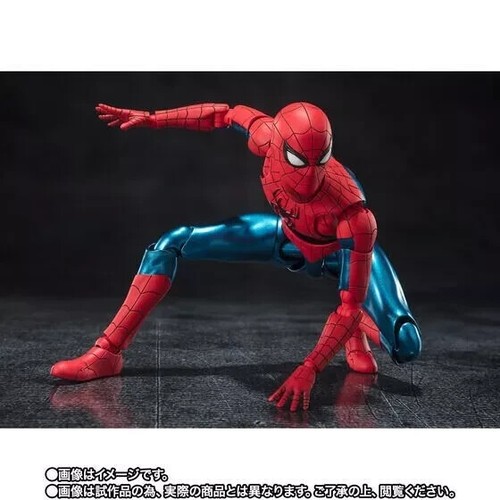 S.H.Figuarts Spider-Man New Red & Blue Suit (Spider-Man: No Way Home) Japan USD - Picture 10 of 13