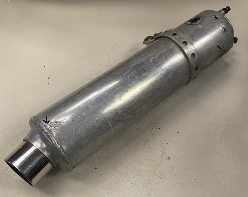 Honda NC23 Alu Auspuff Dose - ca. 1988 - gestempelt Sankei 2289 - original