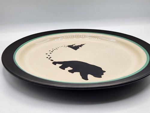 6 Bass Pro Shops Plate 10.5" Bear Microwave/Dishwasher Safe Hunting Decor Cabin - Picture 15 of 15