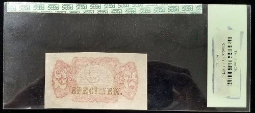 Twenty Five Cents Fractional Currency! Third Issue! SPECIMEN! Fr. #1291 SP - Picture 6 of 6