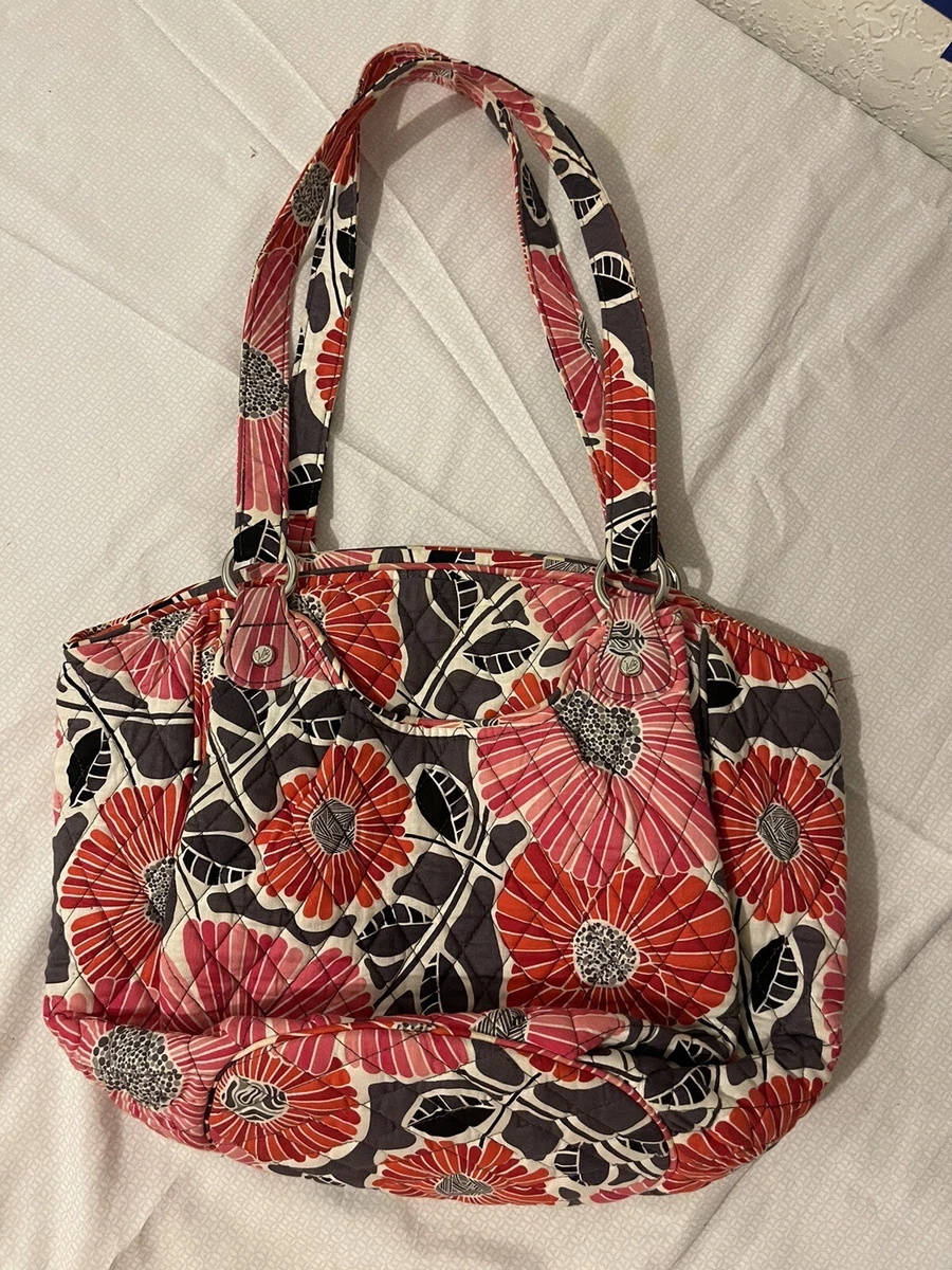 Vera Bradley Cherry Blossoms Tote Pink Black | eBay