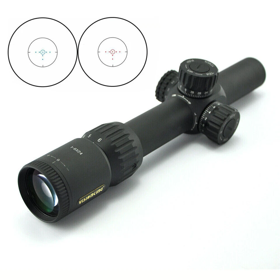 Visionking 1-6x24  black Sight Hunting Rifle Scope  30mm First Focal Plane FFP  - Image 2 of 4