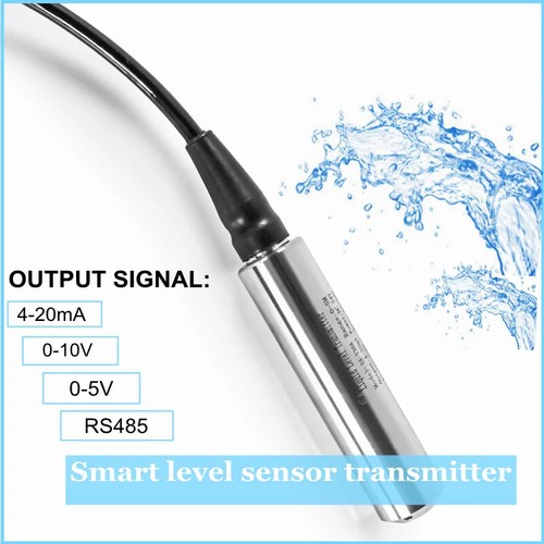 DC24V Submersible Level Pressure Sensor Transmitter Water Tank Control 5 10 15m - Picture 5 of 16
