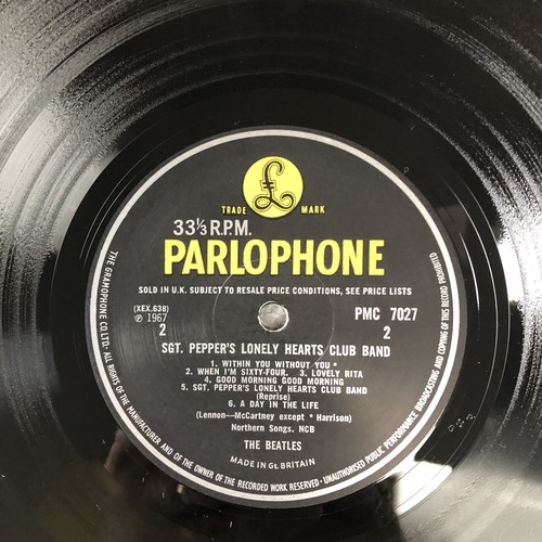 LP THE BEATLES SGT PEPPERS LONELY HEARTS CLUB BAND UK 1ST MONO PRESS EX-/EX- - Picture 15 of 17