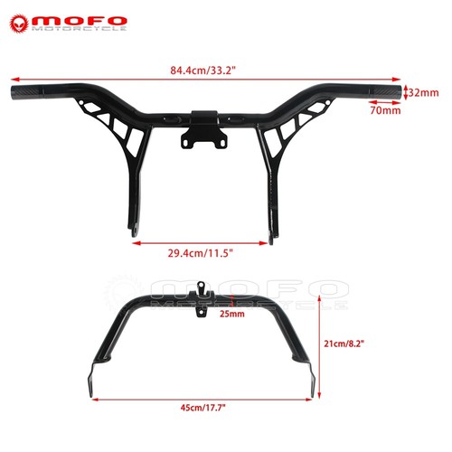 Barra de choque de protección del motor con kit de soporte de carenado para Harley FLTRX FLTRK FLTRU '15-up - Imagen 2 de 8