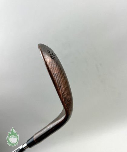 Used LH TaylorMade Hi-Toe 3 Wedge 58*-13 Hi-Rev 115g Stiff Flex Steel Golf Club - Picture 4 of 10