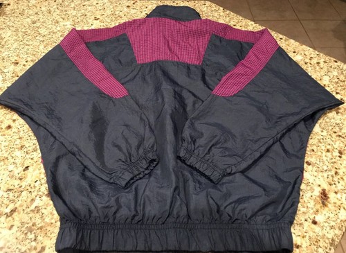 UMBRO Vintage 90’s Training Track Nylon Wind Jacket Small Blue Pink Retro Y2K - Picture 6 of 6