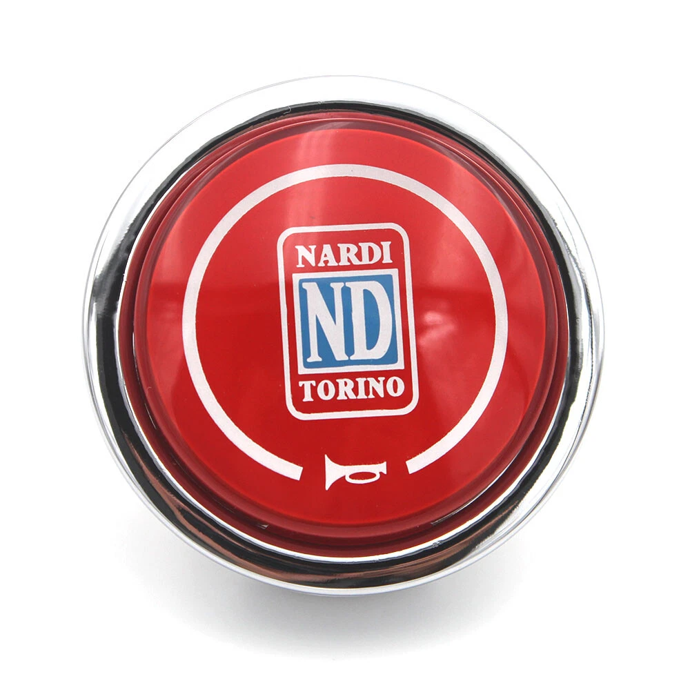 Nardi Red Italy Torino Steering Wheel Horn Button Classic Single