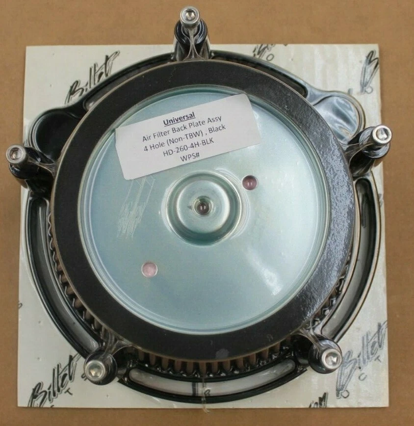 Filtro de aire Precision Billet, Assassin, doble leva Harley 1999-2015 - negro Foto 3 de 4