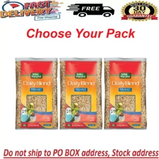 Wild Harvest Daily Blend Nutrition Diet Bird Food for Parakeet, Finch 10 Pounds