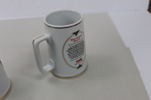 Coca Cola Weihnachtstassen Vintage Sammleredition Weihnachtsmann 1996 4er Set - Bild 17 von 21
