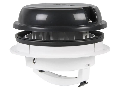 MAXXAIR MAXXFAN DOME PLUS Dachlüfter schwarz mit LED-Beleuchtung 03810B NEU