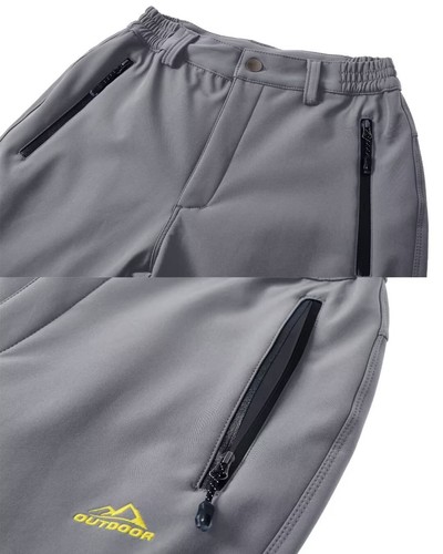 Women's Winter Waterproof Pants Fleece Lined Warm Trousers Outdoor Skiing Pants - Picture 36 of 71