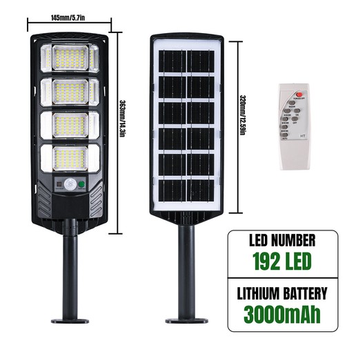 Lamparas Luz Led Solares Luces Para Exterior Patio Sensor De Movimiento 100000LM - Picture 12 of 61