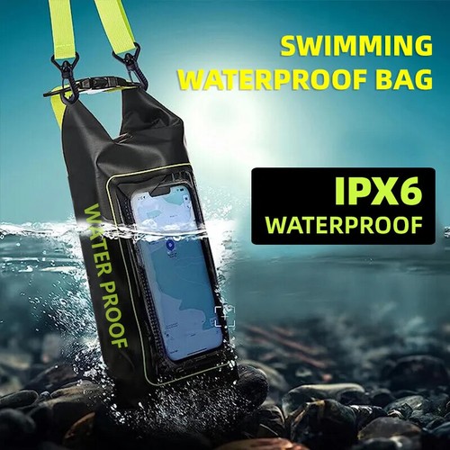 2L Dry Bag Touch Screen Waterproof Bags for Trekking Rafting Kayak Sports Bags - Picture 19 of 32