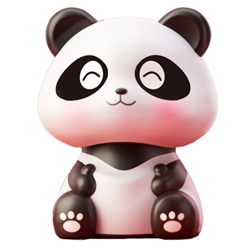 Good Luck Panda Car Decor Solar Energy Panda Ornament Chinese Cultural Heritage - Picture 9 of 50