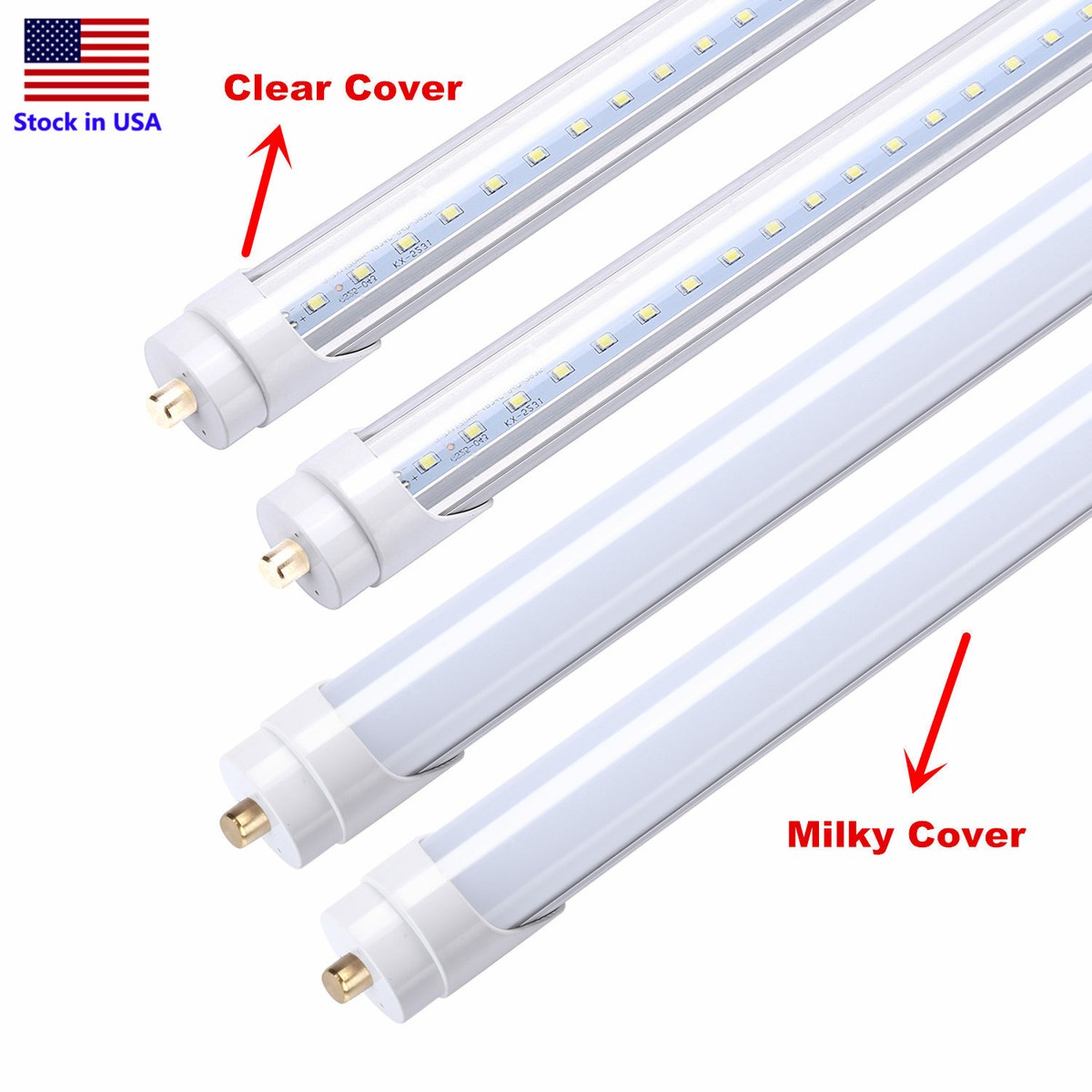 8Foot LED Shop Light Single Pin FA8 8FT LED Tube Light