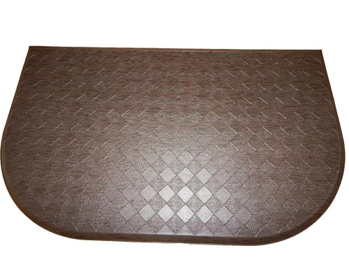 18" x 30" Kitchen Mat 1/2 Moon Cushion Comfort Anti-Fatigue Foam Waterproof