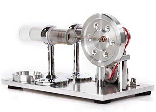 Hot Air Stirling Engine Motor Model Educational Toy Electricity Generator - Picture 4 of 7