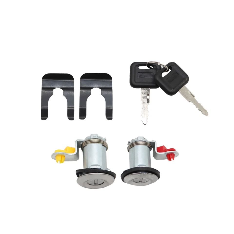 Para Nissan D21 Pathfinder MT 1986-1996 2 LLAVES Interruptor de encendido Cerradura de puerta Cilindro Foto 2 de 4