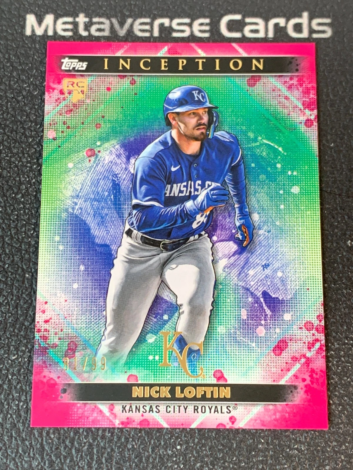 2024 Topps Inception Rookie Base Magenta #29 RC Nick Loftin 81/99 Royals