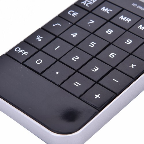 School Office Universal Pocket Cheap Digit Calculator White Black Electronic - Picture 6 of 14