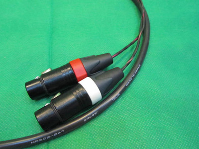 Canare MR202-2AT 2 Channel Studio Snake Cable, XLR-F to 1/4