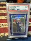 2024 Donruss Optic - Rated Rookie Drake Maye #229 Blue Hyper Prizm (RC) PSA 9
