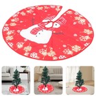  Christmas Tree Skirt Floor Decor Christmas Themed Tree Bottom Opening Skirt