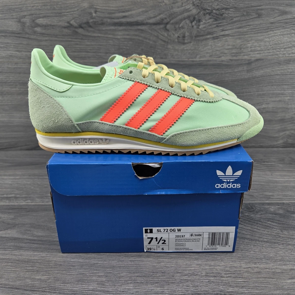 新品未使用 グリーンレーベル  Originals SL72 adidas SL72 OG Green Spark Satin W for sale | eBay