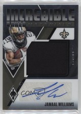 2024 Panini Phoenix Incredible Inked Materials /49 Jamaal Williams #IIM-JWS Auto