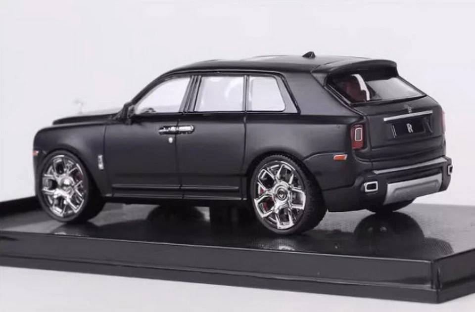 SC ART масштаб 1/64 Rolls Royce Cullinan матовый черный Dicast автомобиля модель игрушка подарок - Изображение 3 из 4