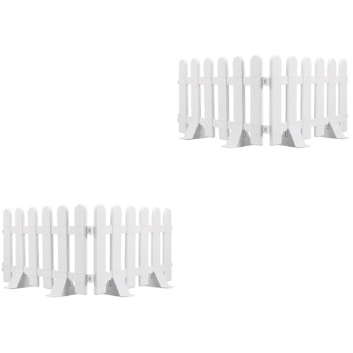 2 PCS Yard Fence Toddler Baby Plastic Garden Short Fencing for Border Barrier - Bild 6 von 12
