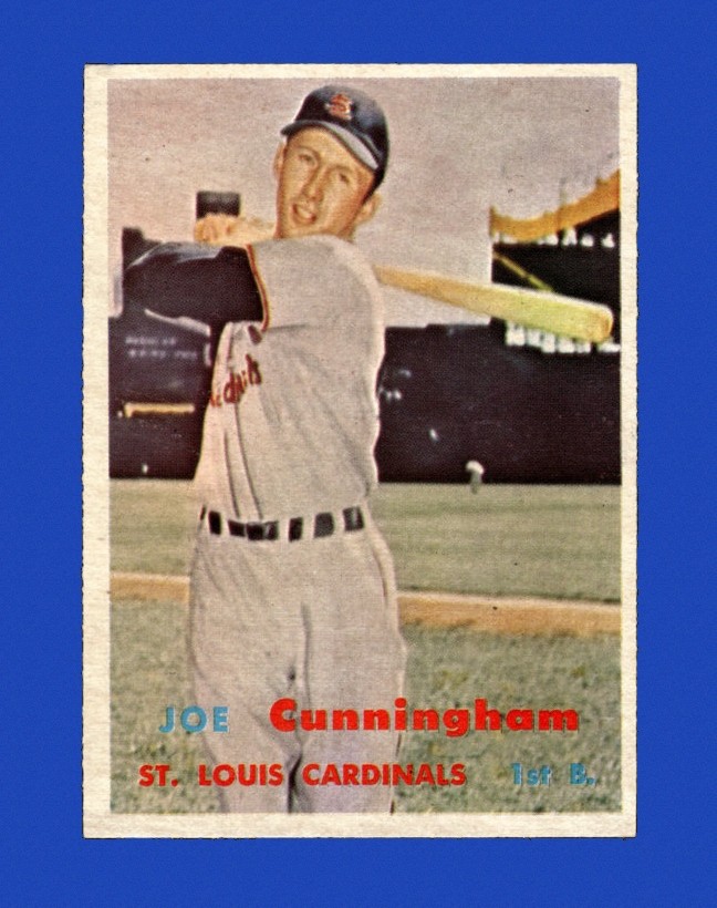 1957 Topps Set-Break #304 Joe Cunningham NR-MINT *GMCARDS*