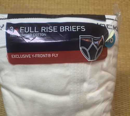 Slip uomo Jockey classico bianco full rise confezione da 3 vintage 2004 taglia 36 - Foto 2 di 5
