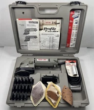 Porter Cable 444 Profile Sander Tool W/ Accessories