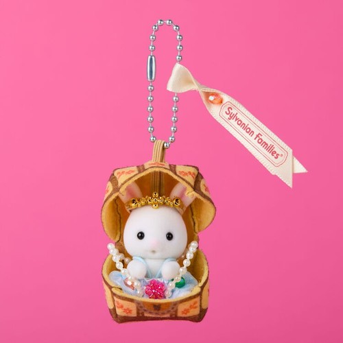 Sylvanian Families Baby Rabbit Keychain Strongbox Japan Calico Critters - Picture 4 of 6