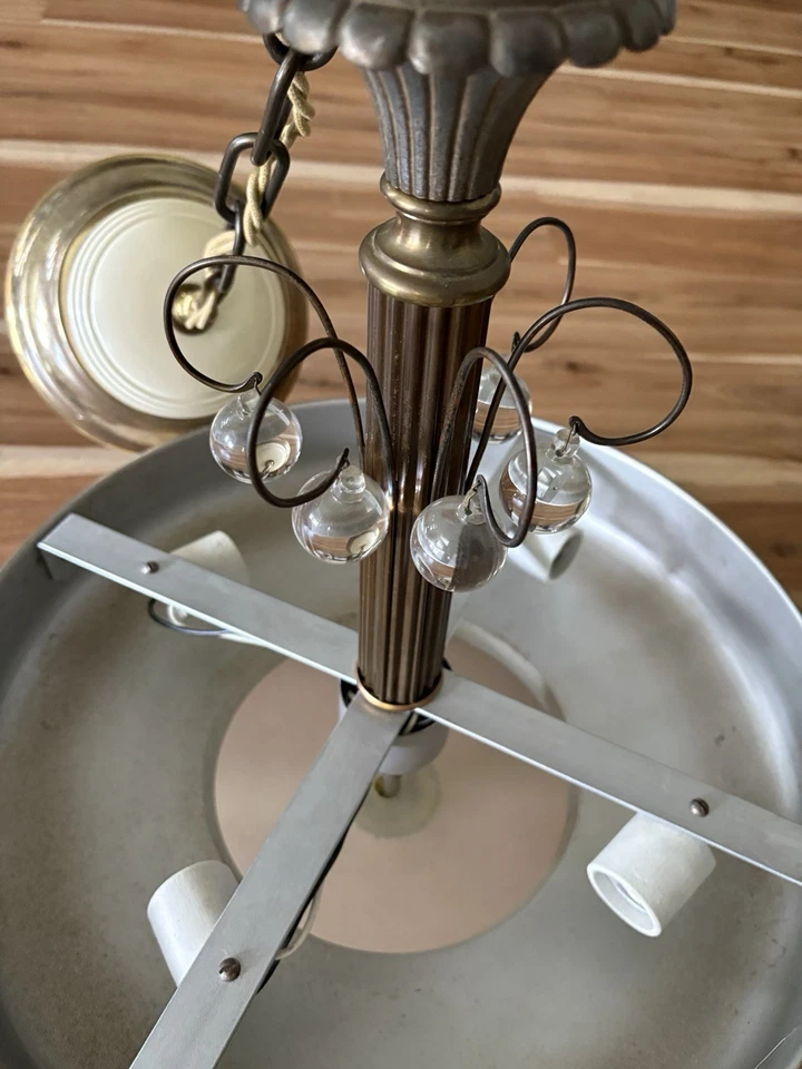 Vintage 1940’s Neoclassical Chandelier  - Image 2 of 4