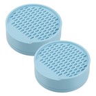  2 Stück handgekurbelte Getreidemühlenplatte für die Verarbeitung von Reis,