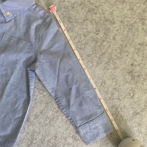 Janie and Jack The Oxford Shirt Kids' Size 12-18 months Ocean Air Blue New - Picture 4 of 9