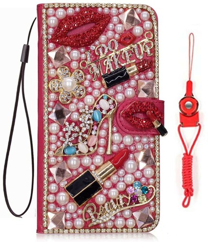 For Samsung Galaxy S24/S24+/S24 Ultra Case bling flip Leather wallet phone cover - 第 7/48 張圖片