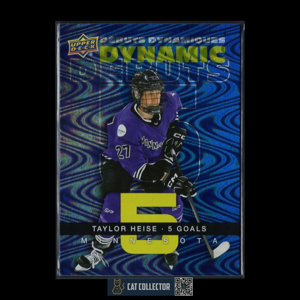 2024-25 UD Tim Hortons TAYLOR HEISE #DD-1 Dynamic Debuts PWHL Minnesota Frost - Image 3 of 4