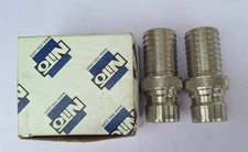 NITO HOSE CONNECTOR,STRAIGHT HOSE TAIL COUPLING 74600A3 LOT OF 2 SET